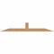 Ekena Millwork Portland Smooth Timber Gable Bracket, Western Red Cedar, 96"W x 16"H x 3 1/2"D x 5 1/2"F, 4/12 Pitch GBW096X16X0406POR00SWR - alternate 1